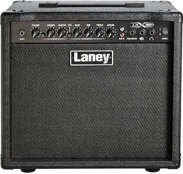 Laney LX35R Guitar Combo Amplifier (35 Watts, 1x10"), Black, Main