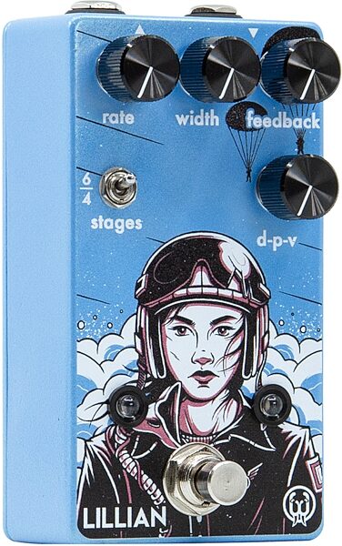 Walrus Audio Lillian Analog Phaser Pedal, New, Action Position Back