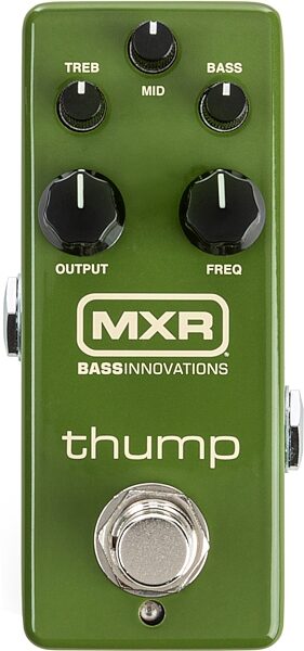 MXR M281 Thump Bass Preamp Pedal, New, Action Position Back
