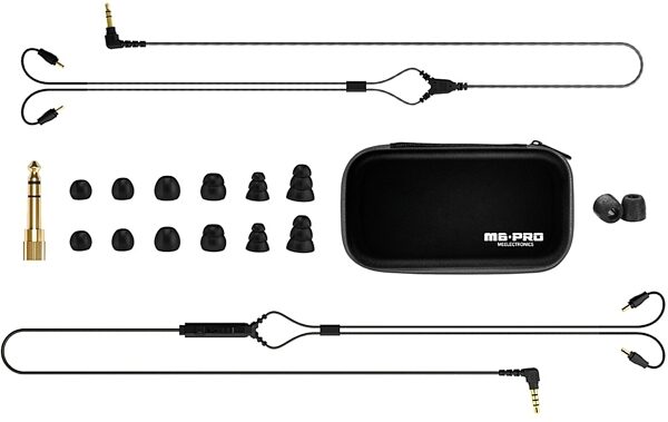 MEE Audio M6 Pro In-Ear Headphone Monitors, Black Pack