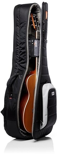 Mono M80 Dual Acoustic-Electric Guitar Case, Black, View 1