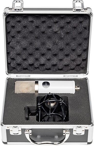 Mojave Audio MA-201 FET Large-Diaphragm Condenser Microphone, Vintage Gray, MA-201VG, Case