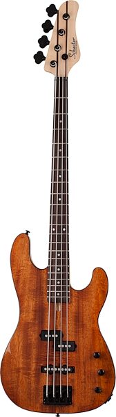 Schecter Michael Anthony MA-4 Electric Bass, Gloss Natural, Action Position Back