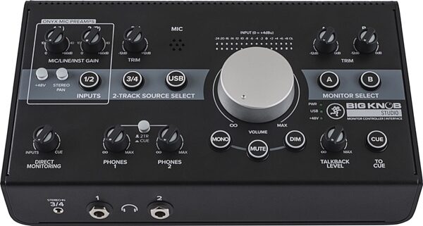Mackie Big Knob Studio Monitor Controller and USB Audio Interface, New, Main