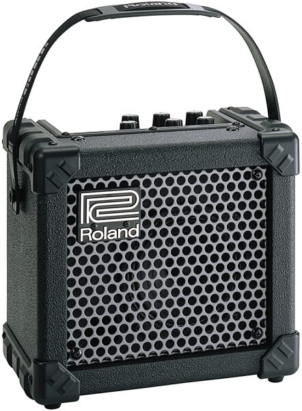 Roland Micro Cube Portable Battery-Powered Guitar Combo Amplifier (2 Watts, 1x5"), Angle View