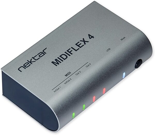 Nektar Midiflex 4 4-Port USB MIDI Interface, New, Action Position Back