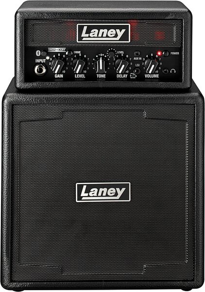 Laney Ministack-B-Iron Ironheart Battery-Powered Guitar Amp + Bluetooth Speaker, New, Action Position Back