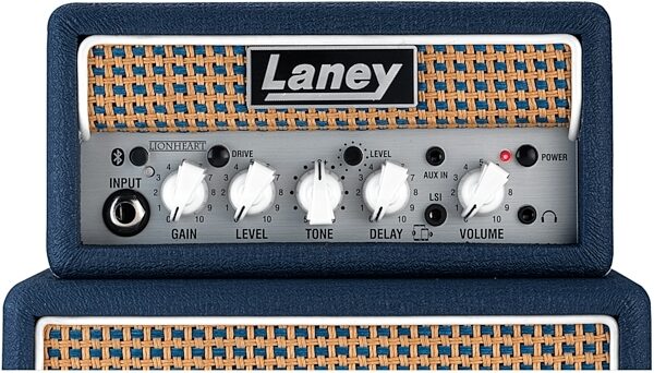 Laney Ministack-B-Lion Lionheart Battery-Powered Guitar Amp + Bluetooth Speaker, New, Detail Control Panel