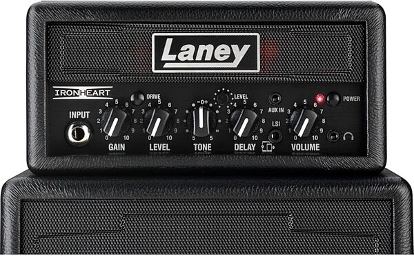 Laney Ministack-Iron Ironheart Battery-Powered Guitar Amplifier, New, Detail Control Panel