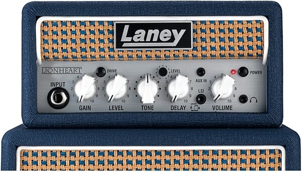 Laney Ministack-Lion Lionheart 4x3" Battery-Powered Guitar Amplifier, New, Detail Control Panel