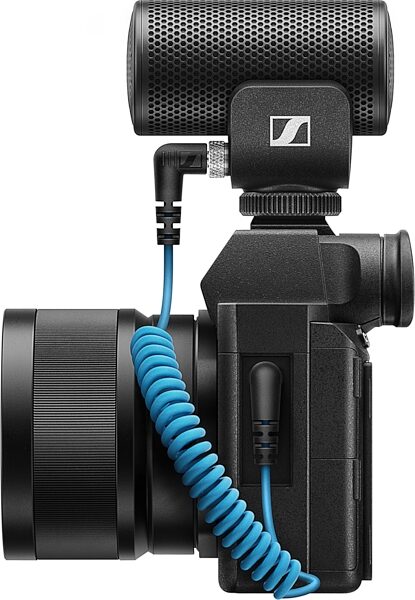 Sennheiser MKE 200 Supercardioid On-Camera Microphone, New, Action Position Front