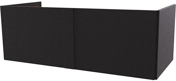 Grundorf ML-F1646T Carpeted Tabletop Facade, Black, 48x16&quot;, ML-F1646TB, main