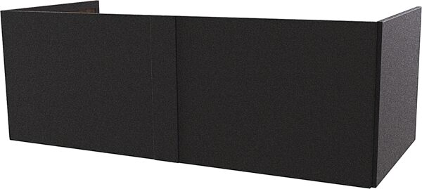 Grundorf ML-F1646T Carpeted Tabletop Facade, Black, 48x16&quot;, ML-F1646TB, Action Position Back