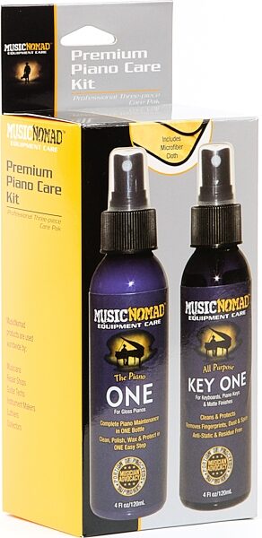 Music Nomad MN132 3-Piece Premium Piano Care Kit, New, Action Position Back