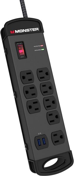 Monster Pro 8001 MI 8-Outlet Surge Power Strip, New, view