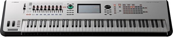 Yamaha Montage 7 Keyboard Synthesizer, 76-Key, White, Action Position Back