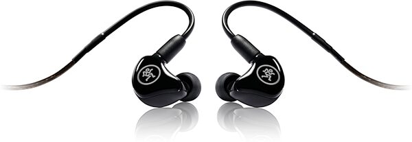 Mackie MP-120 BTA Bluetooth Single Driver Pro In-Ear Monitor Headphones, New, Angled Front