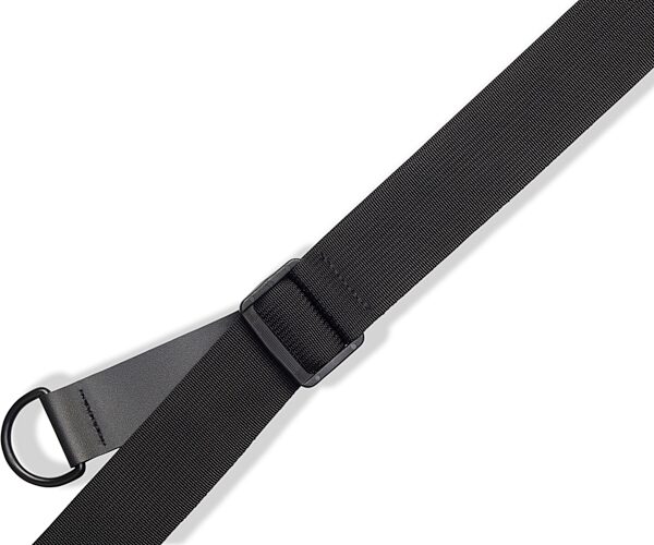 Levy's Right Height Suede Padded Guitar Strap, Black, MRHSP-BLK, Detail Side