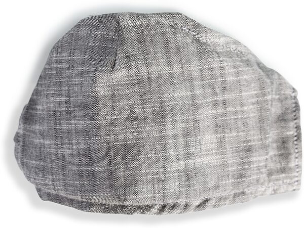 Levy's Reusable and Washable Face Mask (No Filter Pocket), Charcoal, Action Position Front