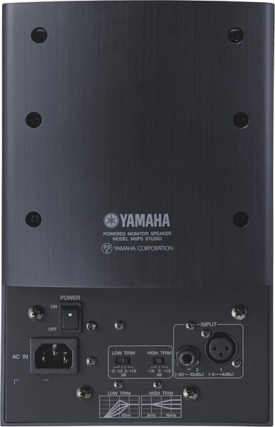 Yamaha MSP5S Active Studio Monitor (40 Watts, 1x5 in.), Rear
