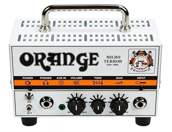 Orange MT20 Micro Terror Guitar Amplifier Head (20 Watts), New, Front