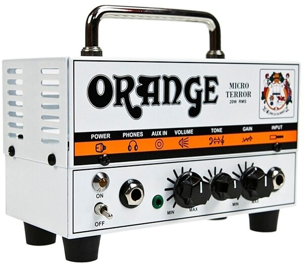 Orange MT20 Micro Terror Guitar Amplifier Head (20 Watts), New, Left