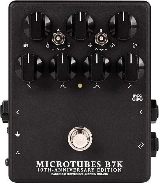 Darkglass Microtubes B7K V2 10th Anniversary Bass Distortion Pedal, New, Action Position Back