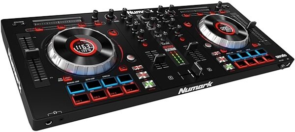 Numark Mixtrack Platinum USB DJ Controller, Angle