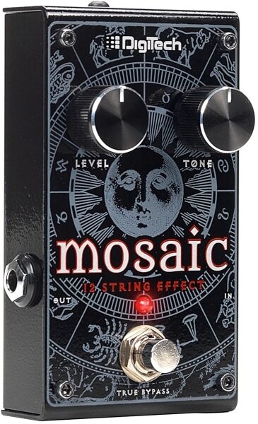 DigiTech Mosaic Polyphonic 12-String Effect Pedal, New, Angle