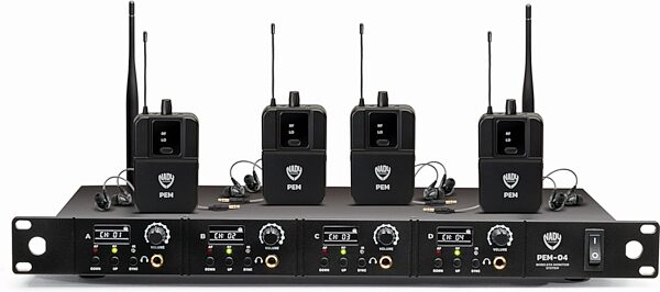 Nady PEM-04 Wireless In-Ear Monitor System, New, Main