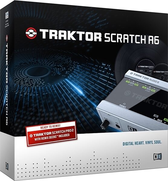 Native Instruments Traktor Scratch A6 USB DJ Audio Interface, New, Package