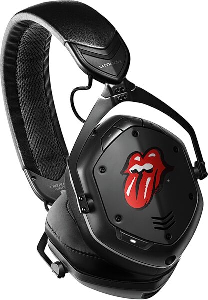 V-Moda Crossfade 2 Wireless Rolling Stones Edition Bluetooth Headphones, No Filter, Action Position Back