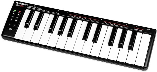 Nektar SE25 USB MIDI Controller Keyboard, 25-Key, New, Angled Front