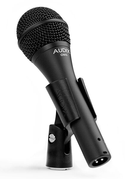 Audix OM6 Dynamic Vocal Microphone, New, Angle