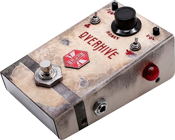 Beetronics Overhive Mid-Gain Overdrive Pedal, New, Action Position Back