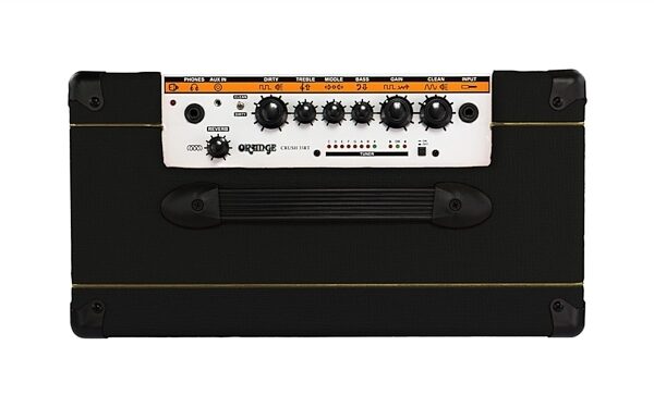 Orange Crush 35RT Guitar Combo Amplifier with Reverb (35 Watts, 1x10"), Black, Black Top