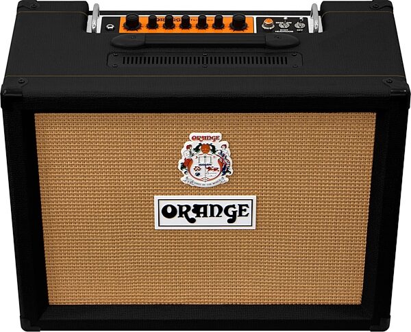 Orange TremLord 30 Guitar Combo Amplifier (30 Watts, 1x12"), Black, Angled Front