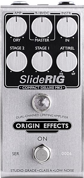 Origin Effects SlideRIG Compact Deluxe Mk2 Compressor Pedal, New, Main