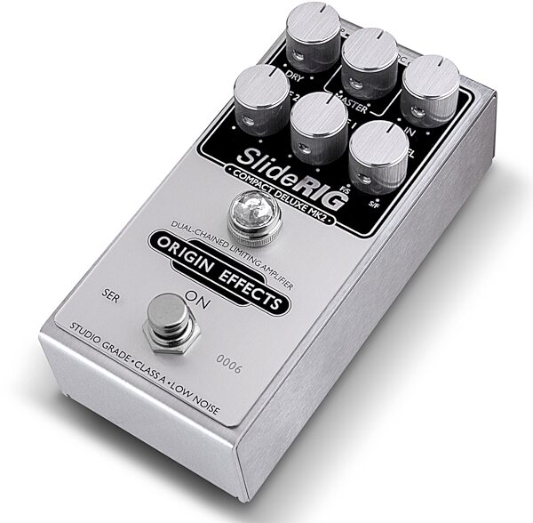 Origin Effects SlideRIG Compact Deluxe Mk2 Compressor Pedal, New, Side