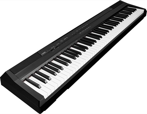 Yamaha P-105 Digital Piano, Black Angle