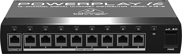 Behringer P16-D Powerplay Distribution Hub (16-Channel), Main