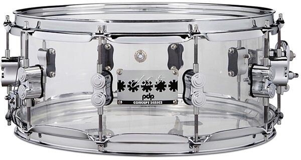 Pacific Drums Concept Chad Smith Clear Acrylic Snare, Main