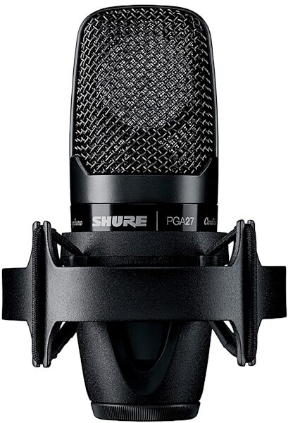 Shure PGA27 Large-Diaphragm Cardioid Condenser Microphone, New, Mounted