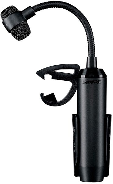 Shure PGA98D Condenser Gooseneck Drum Microphone, PGA98D-LC, without XLR Cable, Clipped