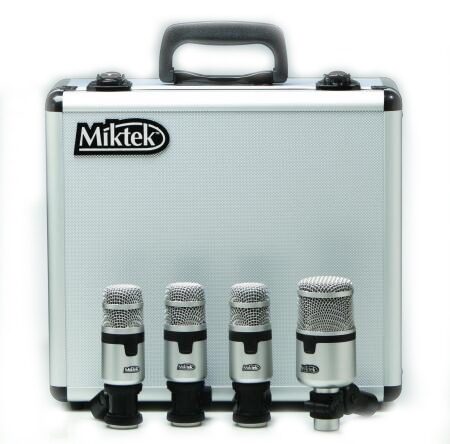 Miktek PMD4 Drum Microphone Kit, Case