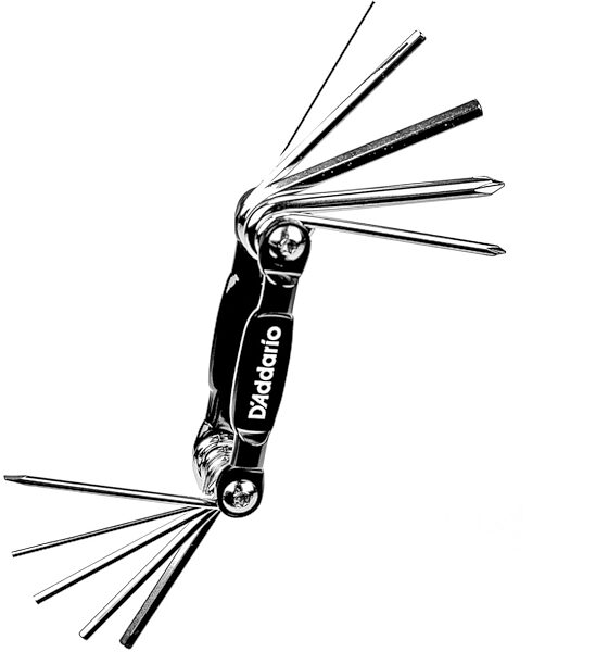 D'Addario PW-GBMT-01 Guitar and Bass Multi-Tool, New, main