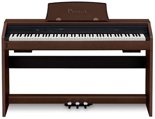Casio PX-750 Privia Digital Piano, Brown