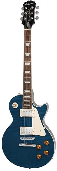 Epiphone Les Paul Standard Plustop PRO Electric Guitar, Transparent Blue
