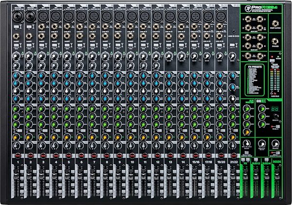 Mackie ProFX22v3 Professional USB Mixer, 22-Channel, Warehouse Resealed, Action Position Back