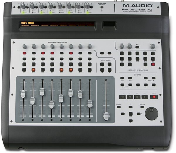 M-Audio ProjectMix I/O Control Surface/Interface, Top